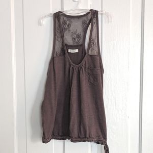 Y2K Aerie Lace Racerback Tank